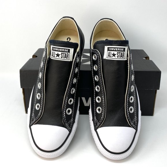 Converse Chuck Taylor AS SLIP Leather Black Women's Size 164976C - Picture 4 of 9